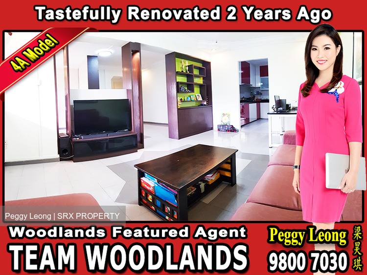 Blk 418 Woodlands Street 41 (Woodlands), HDB 4 Rooms #174574422